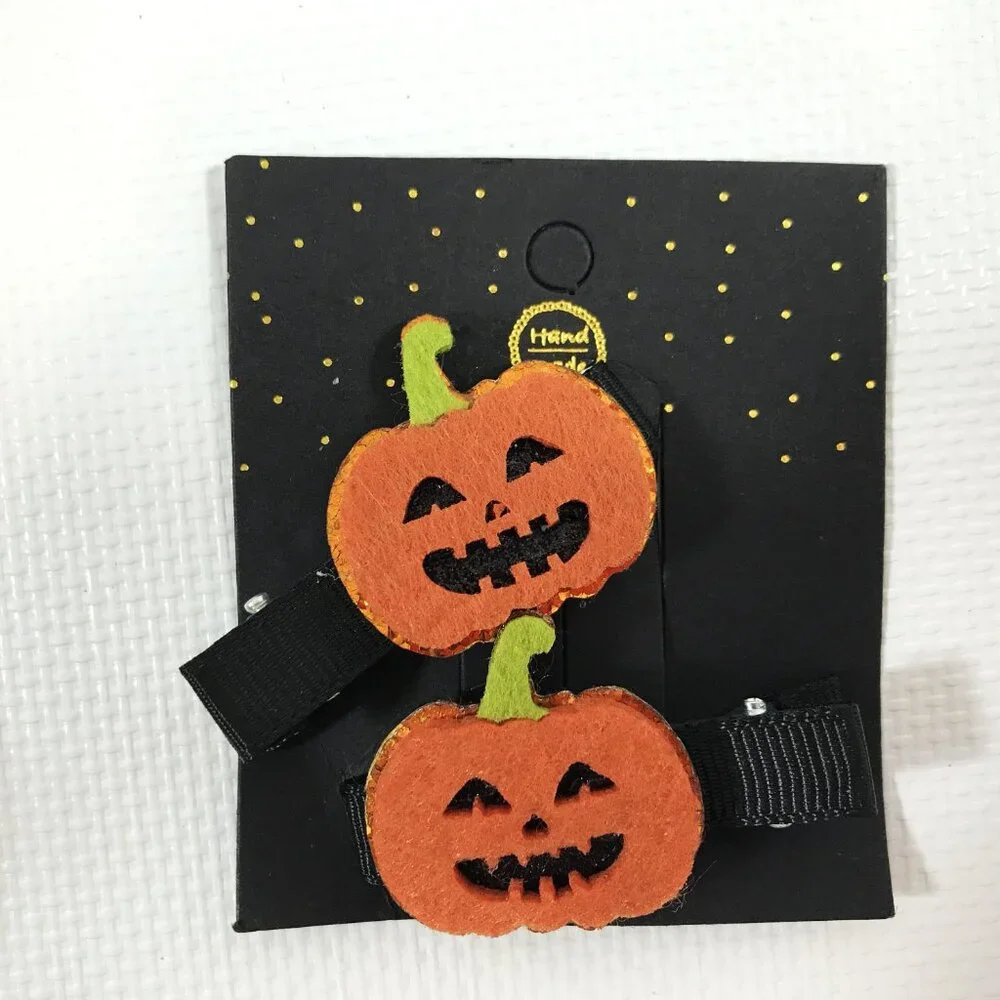 Girl Halloween Hair Clips 4 Pack New